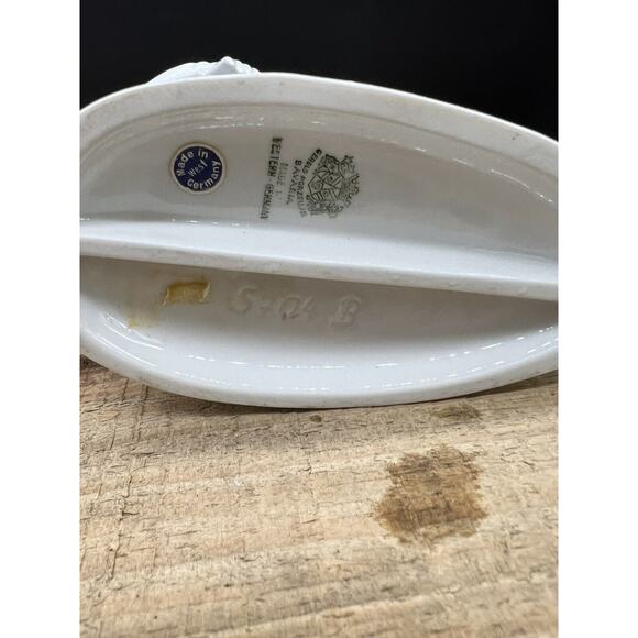 Gerold Porcelain West Germany Bavaria Boy Feeding Deer Fawn Figurine - Picture 4 of 5